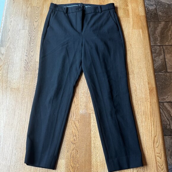J. Crew Black High-Rise Cameron Pants Size 12 - Picture 2 of 16